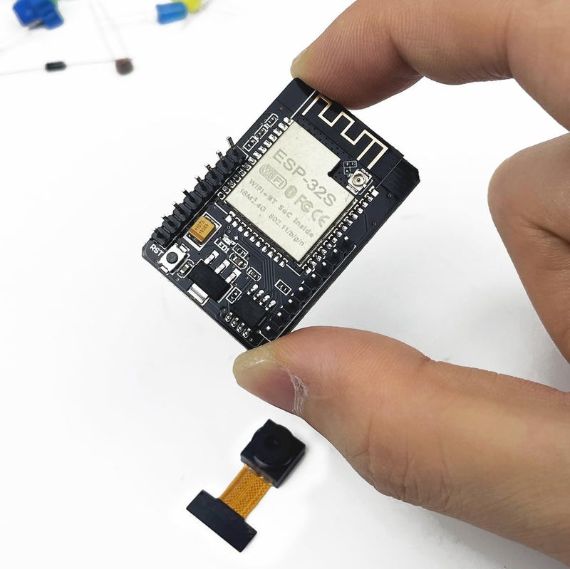 Hosyond لوحة تطوير لاسلكية WiFi + Bluetooth ESP32-CAM 2 قطع مع وحدة كاميرا OV متوافقة مع Arduino - Image 4